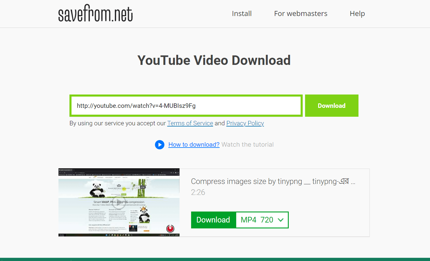 Youtube video download without software