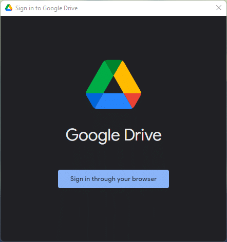 Google Drive Login