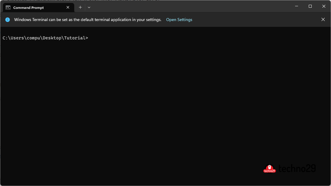 command prompt