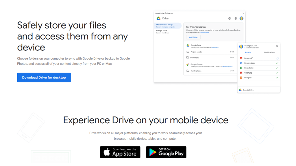 google drive download