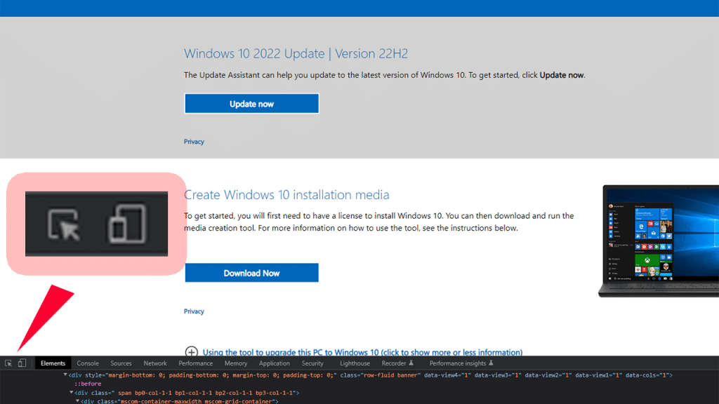 Windows 10 Home Inpect
