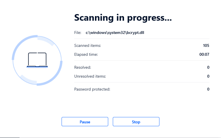 real time scanning
