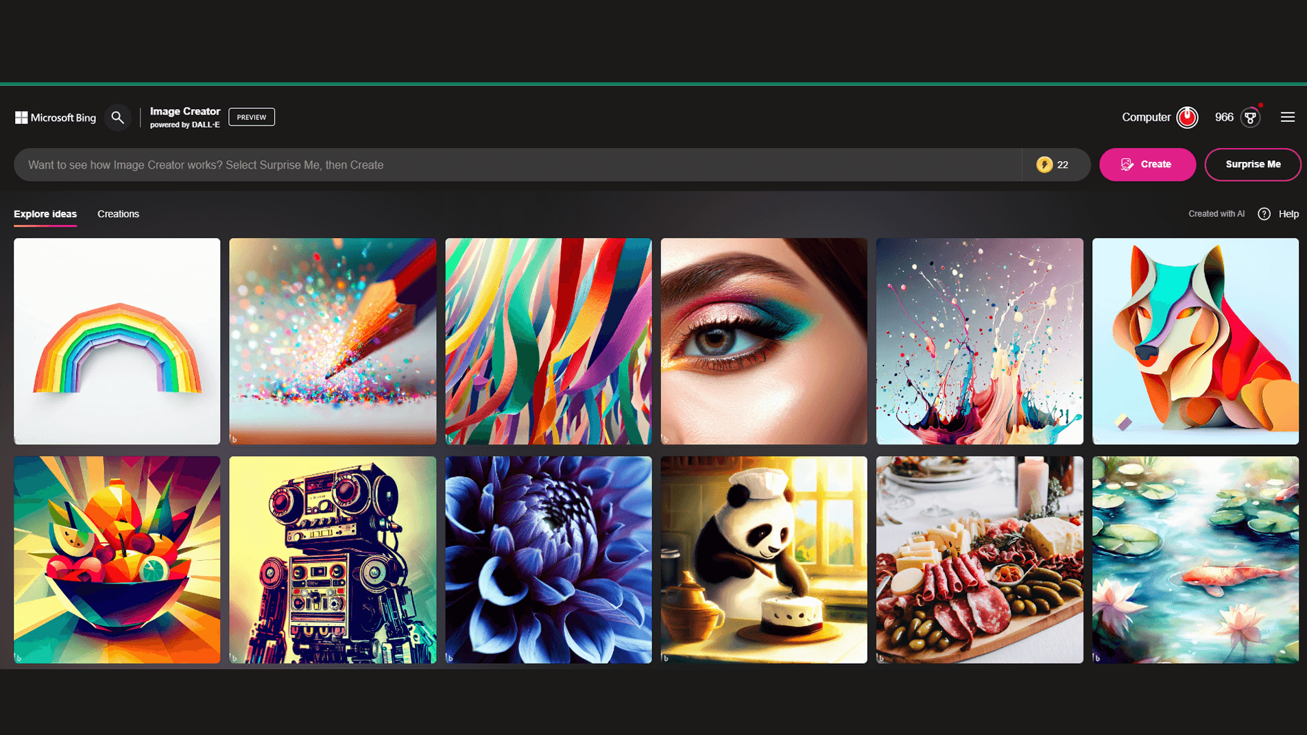 AI Page by Bing